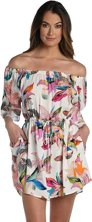 Colorful swimsuit coverup