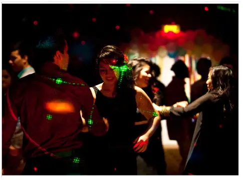 Young folks dancing at a Myrtle Beach night club